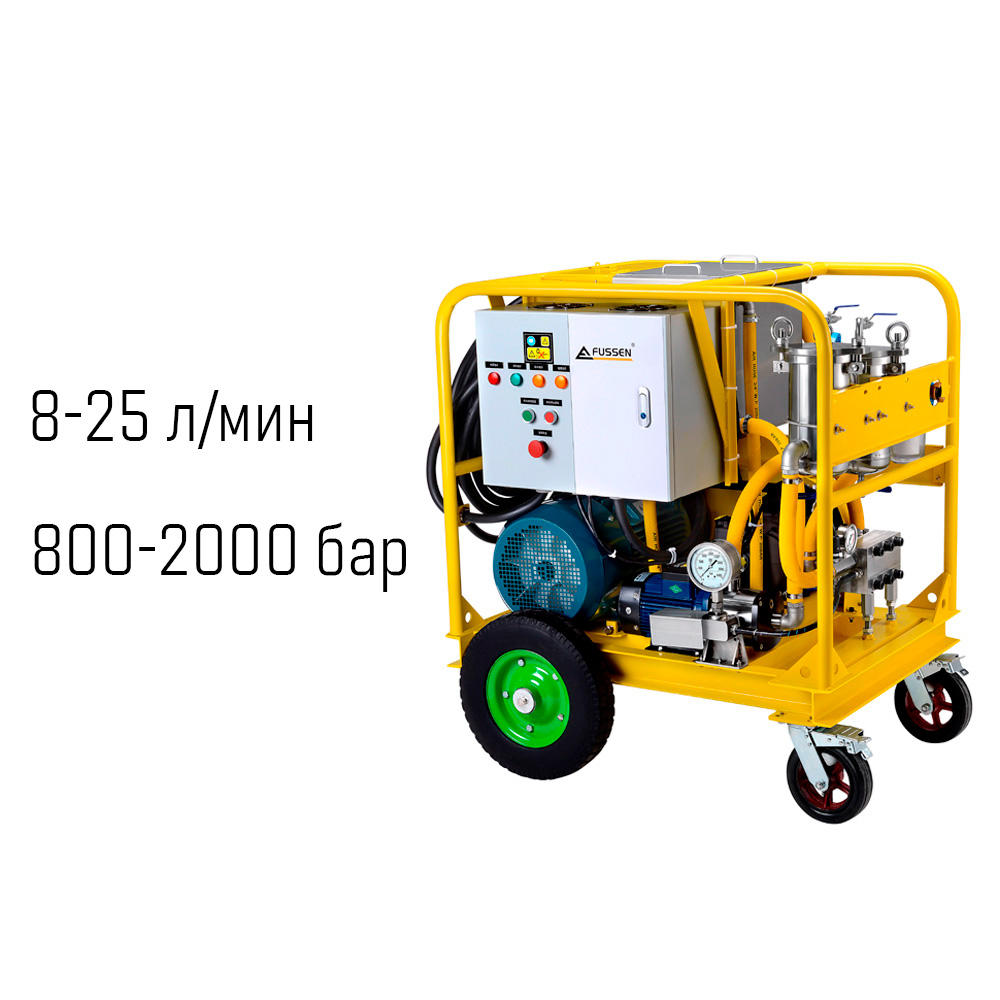Аппараты высокого давления Fussen серия FQE (8-25 л/мин, 800-2000 Бар)
