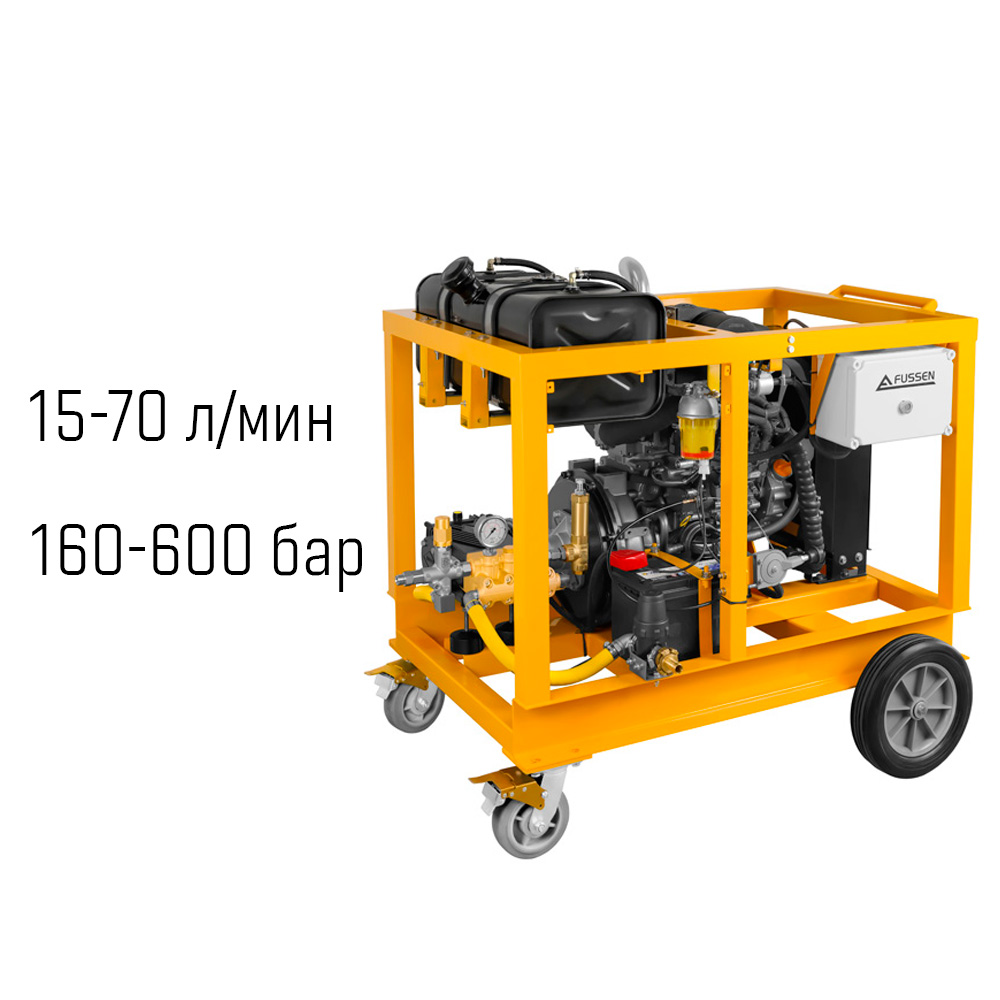 Аппараты высокого давления Fussen серия FCD (15-70 л/мин, 160-600 Бар)