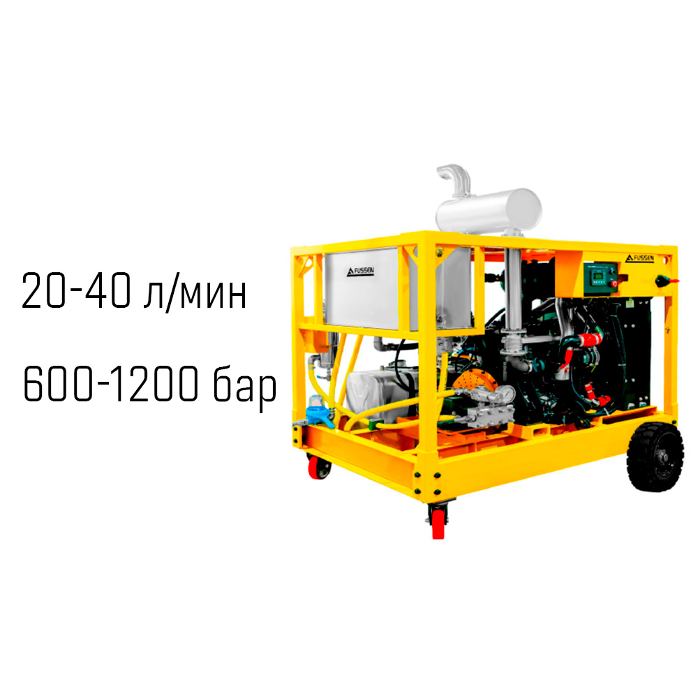 Аппараты высокого давления Fussen серия FED (20-40 л/мин, 600-1200 Бар)