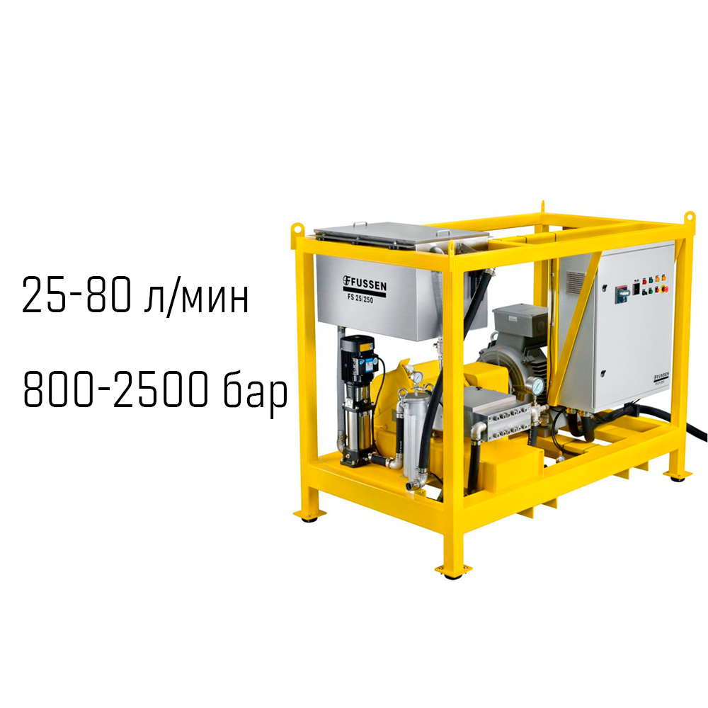 Аппараты высокого давления Fussen серия FHE (25-80 л/мин, 800-2500 Бар)