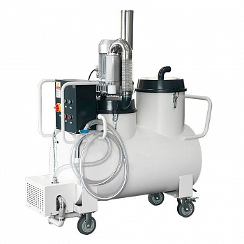 OIL 320L 4kW - мощный трехфазный пылесос для СОЖ и металлической стружки 